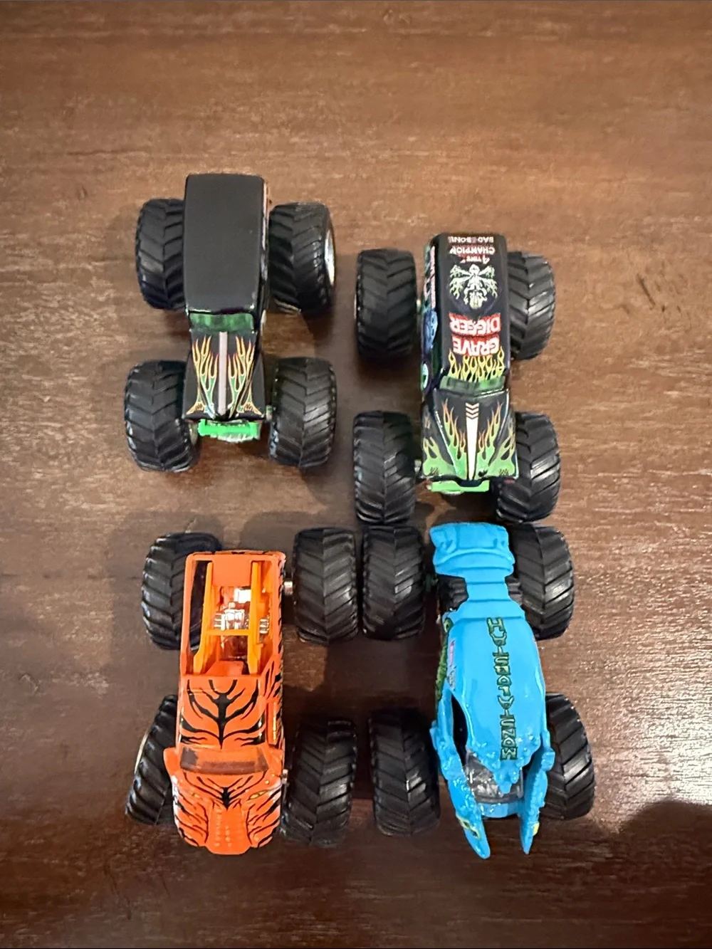 Monster Jam Diecast Monster Trucks Crushstation, Grave Diggers and Prowler